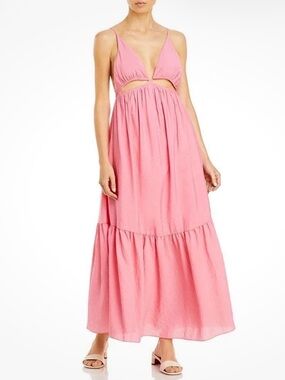 Jonathan Simkhai Pink  Maxi Dress